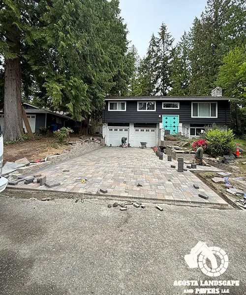 Paver Driveway & Backyard Transformation